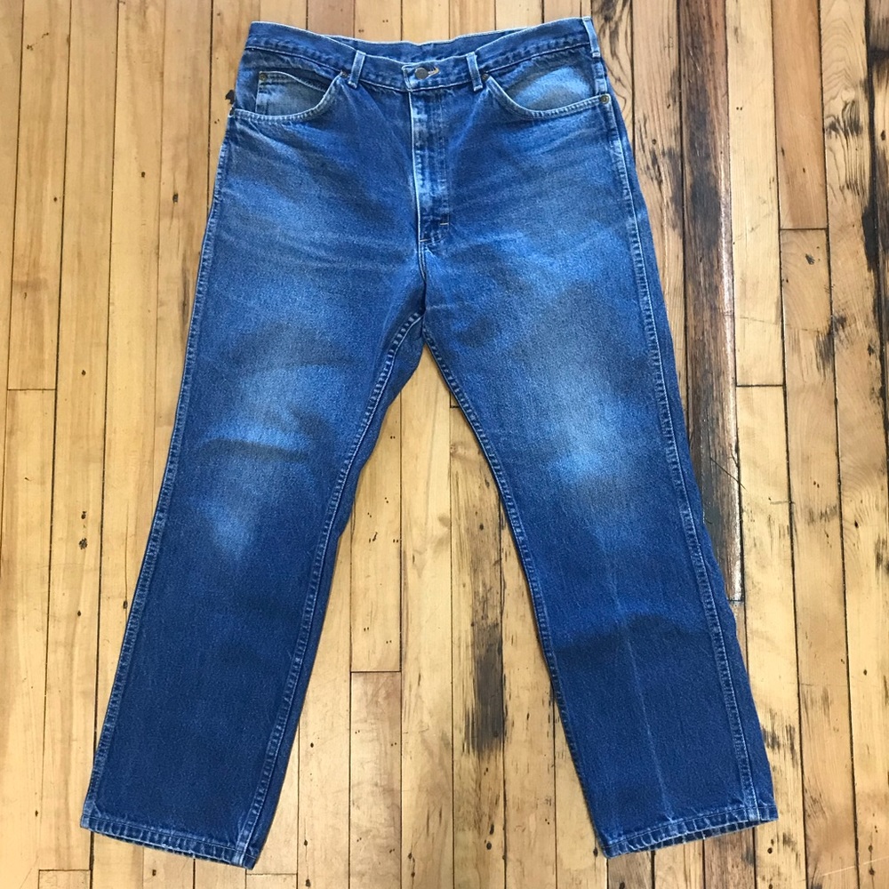 Vintage Lee 36x30 perfectly worn denim jeans
